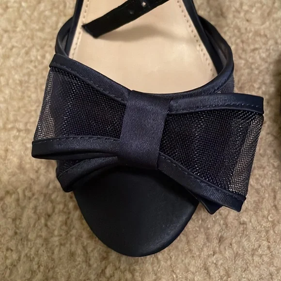 Nina navy blue sandals - Picture 2 of 6